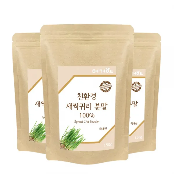머거요 국내산 제주 친환경 새싹귀리분말, 3개, 150g