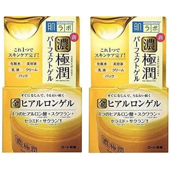 하달 라보 고쿠 j 히알루로 닉 퍼펙트 젤 100g / 3.5oz (2 세트), 1