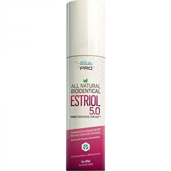 Estriol-모든 자연적인 생물 동일성 Estriol 5.0-여성을위한 나이 관리-직업적인 힘-2 달 공급-3oz., 1