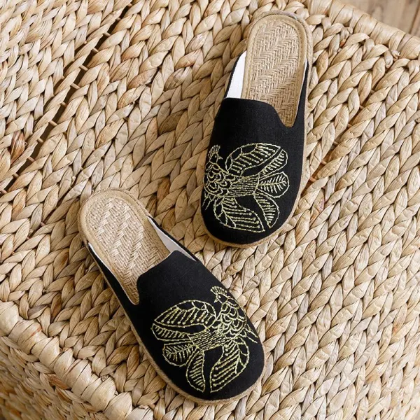 무생채 라탄 샌들 린넨 슬리퍼 샌들녀2021외피마흡한바우두패밀리베이징부티여름슈슈화