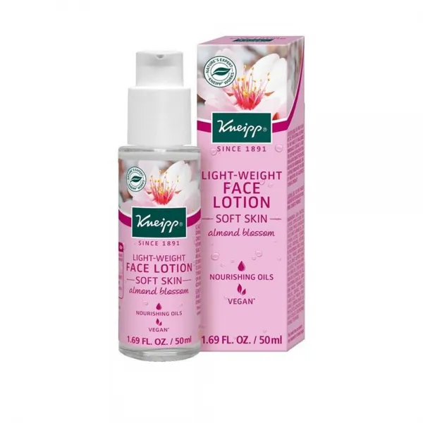 Kneipp 라이트급 페이스 로션 아몬드 블로섬 1.69 fl. 오즈. Lightweight Face Lotion Almond Blossom Oz., 단일상품