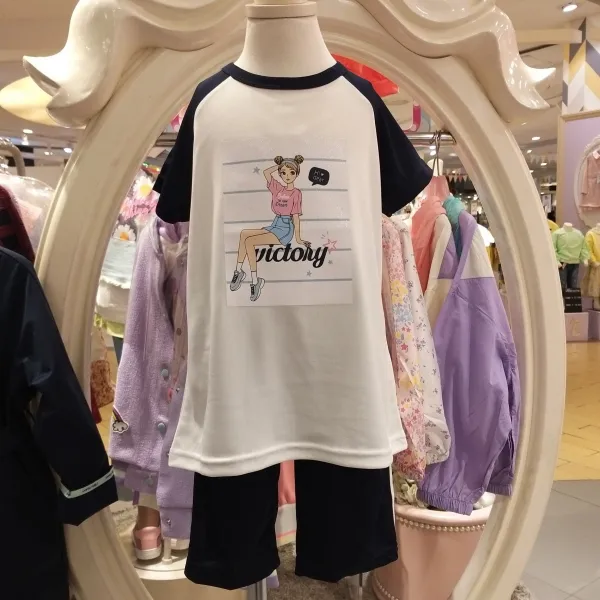 로엠걸즈 여아 여름 상복 쿨 소재 바지세트 Rgsm1943c