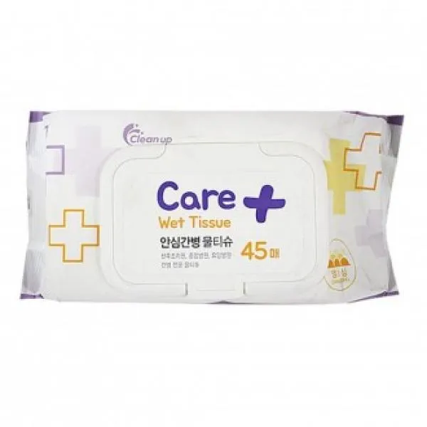 Lwm605043케어 안심간병 물티슈 1팩 45매 휴대용 물티슈