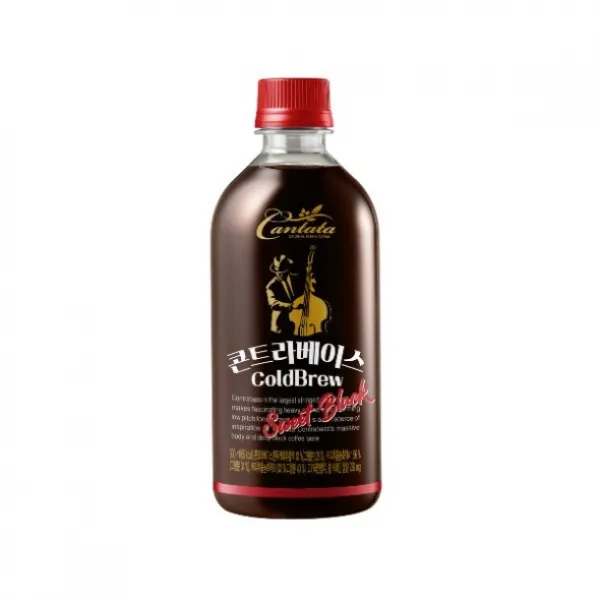 칸타타 콘트라베이스 콜드브루 스위트블랙 500ml 24펫