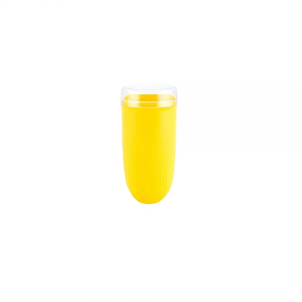 Haomenyi 식물성 시일 박스 휴대용 미니 키트 타파웨어 투명 커버 황색 옥수수 300ml, 1개