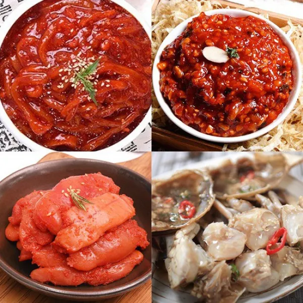 간장게장 양념오징어젓1kg 외 젓갈 6종 밥도둑, 06.도농도담 절단꽃게장1kg, 상세설명 참조