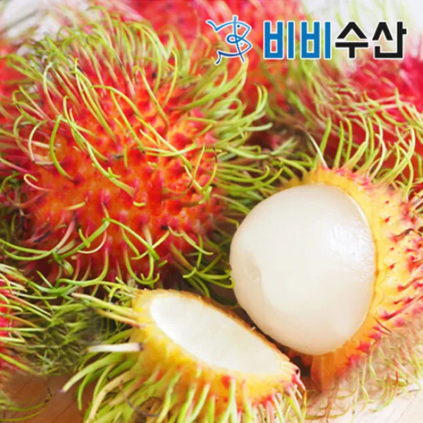 비비수산 집에서 즐기는 달콤한 영양만점 열대과일 람부탄 1kg, 1팩
