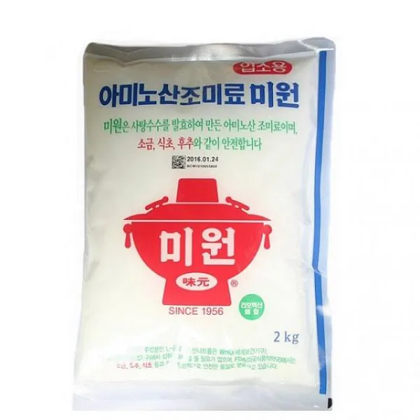 채은마켓 미원 업소용 2k 사탕수수발효 아미노산 조미료 지미조미료, 1
