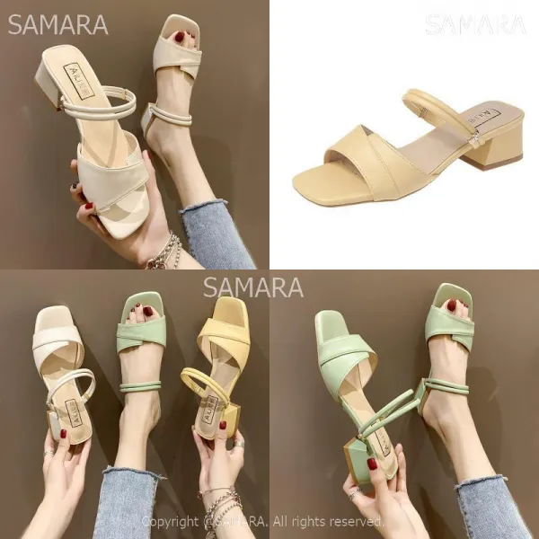 Qterra 특허브랜드 하이힐 여름샌들 슬리퍼 샌들 신상샌들 힐 통굽