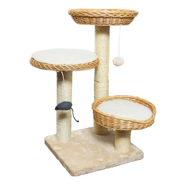 폴스펫 천연 버드나무 캣타워 F214 454 1개