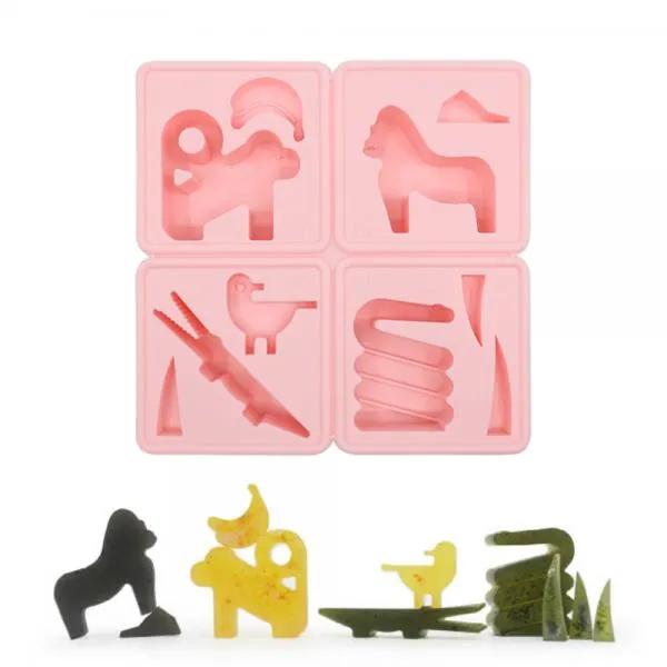 Df 스토리실리콘몰드 핑크 얼음틀 쿠킹틀 다용도틀 실리콘틀 얼음틀 쿠키틀 요리틀 다용도틀