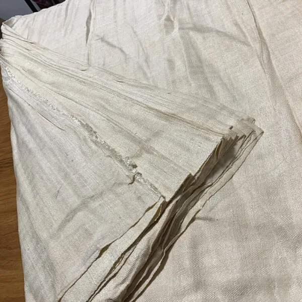 디바인 원단 희소함 노 공예 중량 순 실크 40암미 핸드메이드 100 누에실 집에서 짠 무명 원색 쌀값 반, 원색 ！48원 반 미터 ！