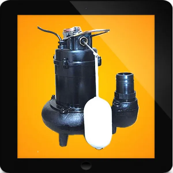 호성펌프 HS-800MA 1마력 단상 자동펌프 오물오수용 배수수중펌프 출력800W 오폐수용 수중펌프 공업용오폐수 축사오물분뇨처리 건물정화조 HS-800-MA