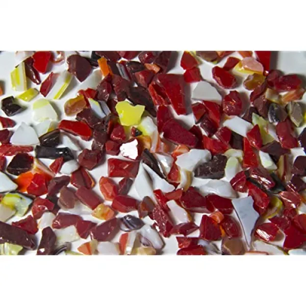 Terrazzo 등급 장식 골재 돌 조리대 테라 초 바닥재 야외 정원 등 (10 파운드 인도 옥수수 유리) (10.0 Pounds Indian Corn Glass), 10.0 Pounds, Indian Corn Glass