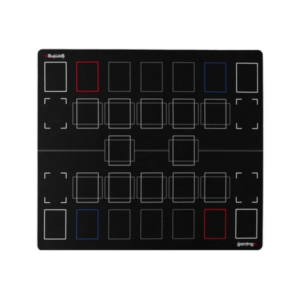 게임 매트 회사 gmc 디럭스 2 플레이어 호환 마스터 경쟁 진자 영역 유희 오 yugioh tcg 경기장 매트 보드, One Color