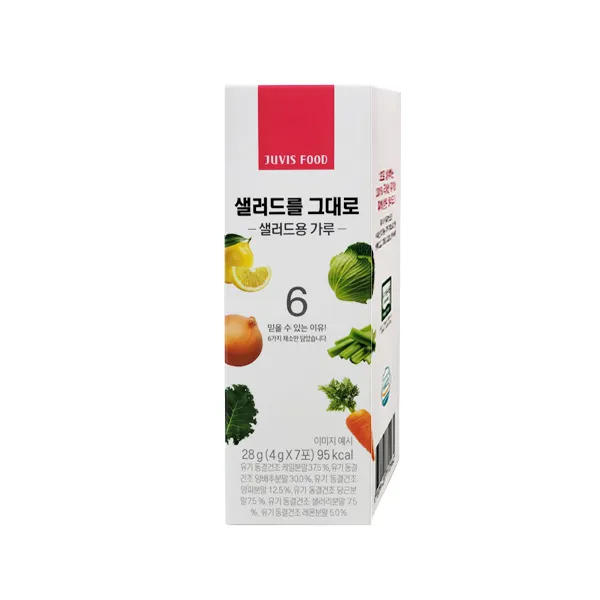 쥬비스 다이어트 식사대용선식 샐러드를 그대로 4g x 7포 주비스 식단 야채