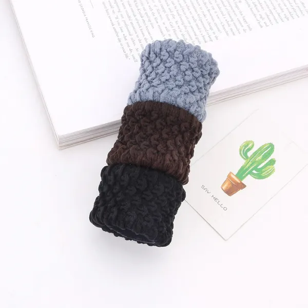 시즌영 머리띠에 굵은 고무줄 넓은 머리끈 고탄력 가죽커버 자 환자 머리띠