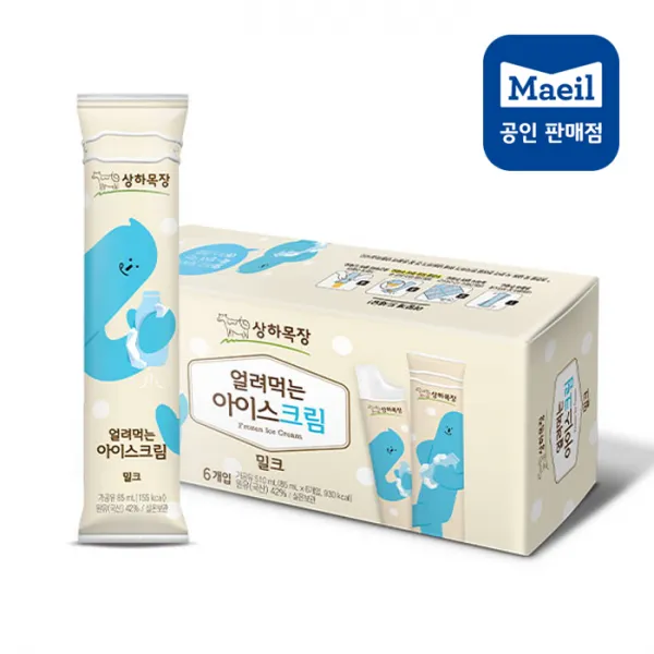 상하목장 얼려먹는 아이스크림 밀크, 85ml, 24개