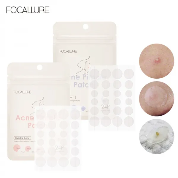 FOCALLURE 핫 세일 투명 렌즈 밤낮 여드름 패치 복원 여드름 방지 메이크업 FA