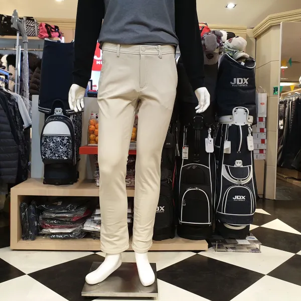 Jdx 남성 겨울 오비 시보리 골덴 팬츠 Bk