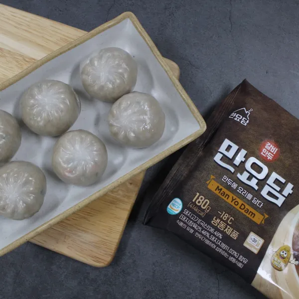 만요담 갈비만두 180g, 1개