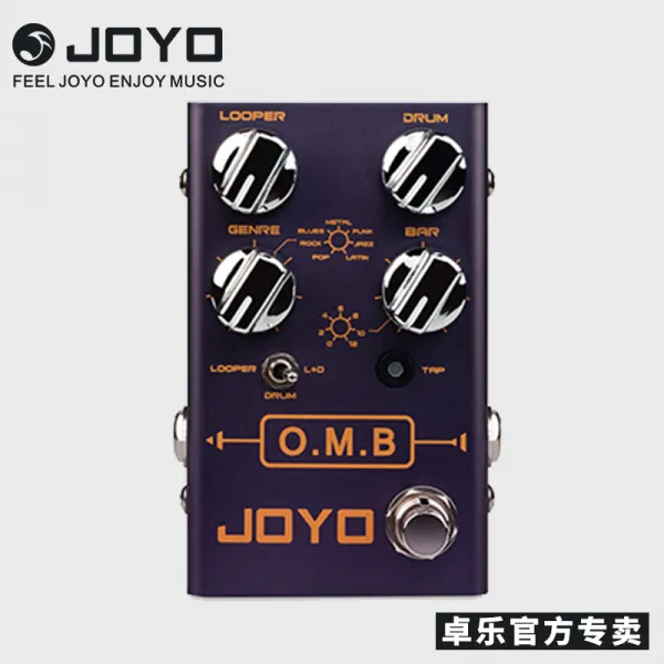 이펙터 JOYO탁악 R시리즈 R-06전기기타 단일블록 효과기 순환 녹음, T01-R-06O.M.B(Looper+드럼 기계)