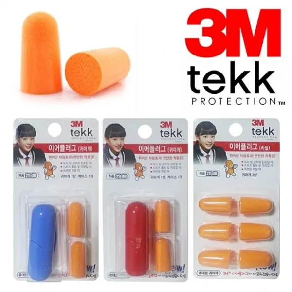귀마게 3M 이어플러그 귀마개 모음 본품리필선택 - 폴리우레탄 이어캡 귀마게 3M귀마개 TEKK 이어캡 폴리우레탄, 투앤 리필귀마개3쌍_dd