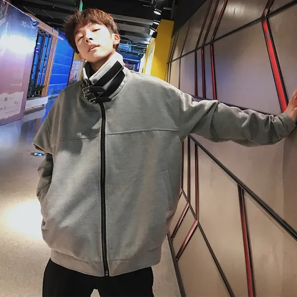심쿵마켓 남성티셔츠 캐주얼 봄신상 모직점퍼