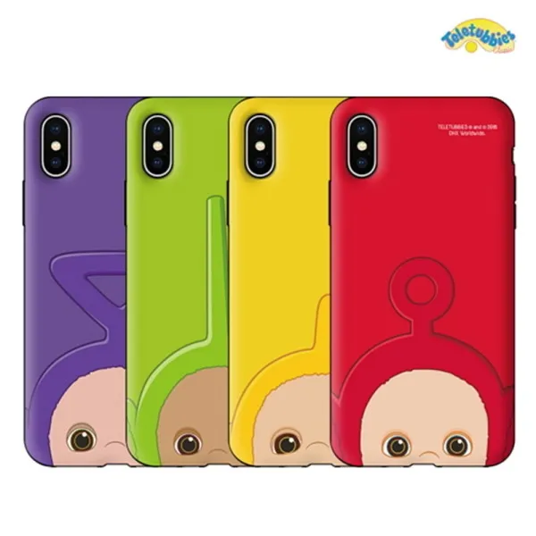  바보사랑 코쿼드텔레토비 빼꼼 아머 케이스 휴대폰 핸드폰 커버 기종:아이폰7플러스/8플러스 / 색상:빼꼼뽀 상세 설명 참조