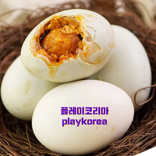 절인오리알 중국식품 염장 오리알 야단 찐오리알 유황 중국오리알 6개입, 1팩*6개
