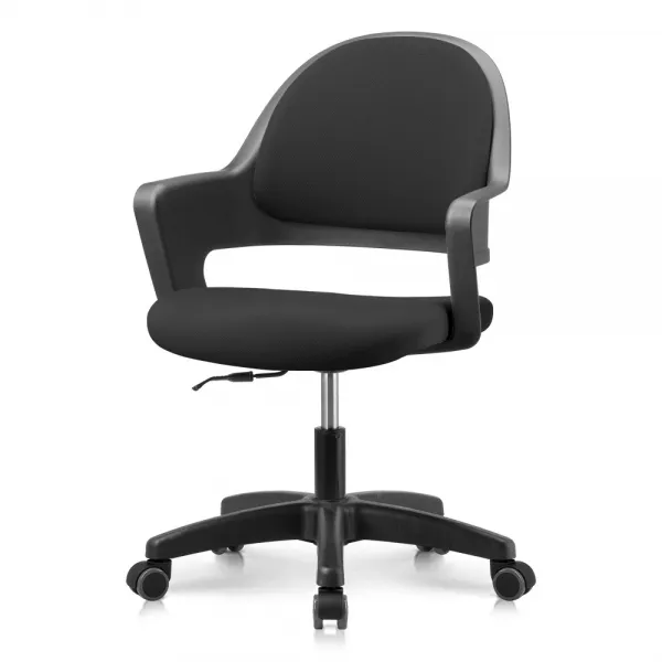 프리메이드 프로그 의자 블랙바디_블랙 패브릭