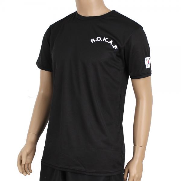 쿨드라이 공군 Rokaf 로카티 반팔티 검정 로카프티