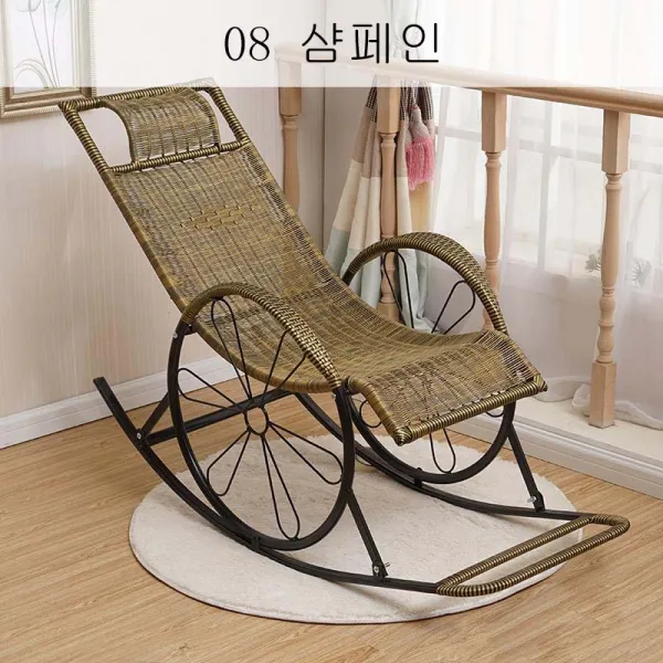 뉴타임즈14 노의자 베란다 눕는 의자 차 마실 의자 점심 휴식의자 어른 납량의자 ST21 A22, 08 샴페인