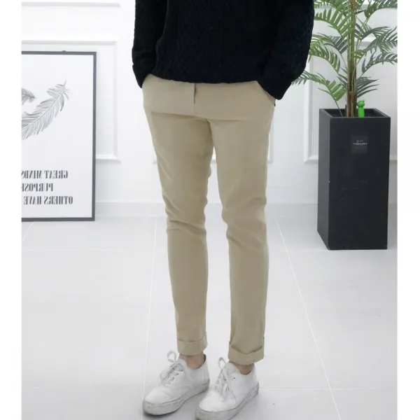 장롱 시크릿밴딩 남자 겨울 기모면바지 5컬러