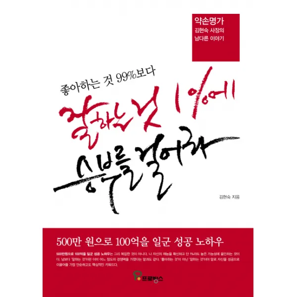좋아하는 것 99%보다 잘하는 것 1%에 승부를 걸어라:약손명가 김현숙 사장의 남다른 이야기, 프로방스