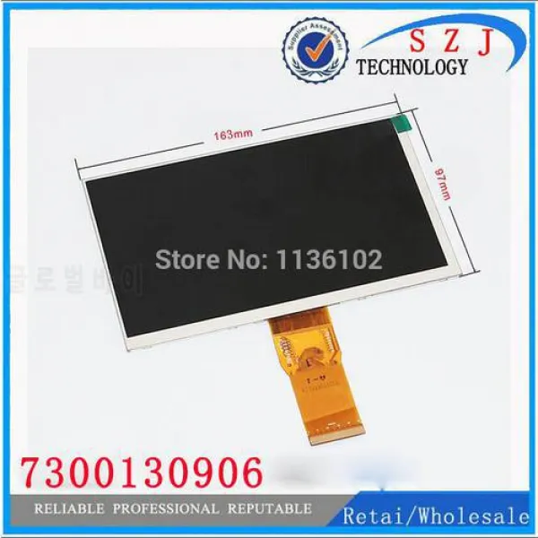 7 LCD 디스플레이 모체 kingtopkt07 타블렛 7300130906 163 * 97mm TFT 내, 상세내용참조