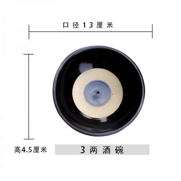 해외 주발 옛날 막도기 그릇 검정 그릇 복고풍 구식 빈티지 가정용 찜통 72592 단일옵션 옵션03