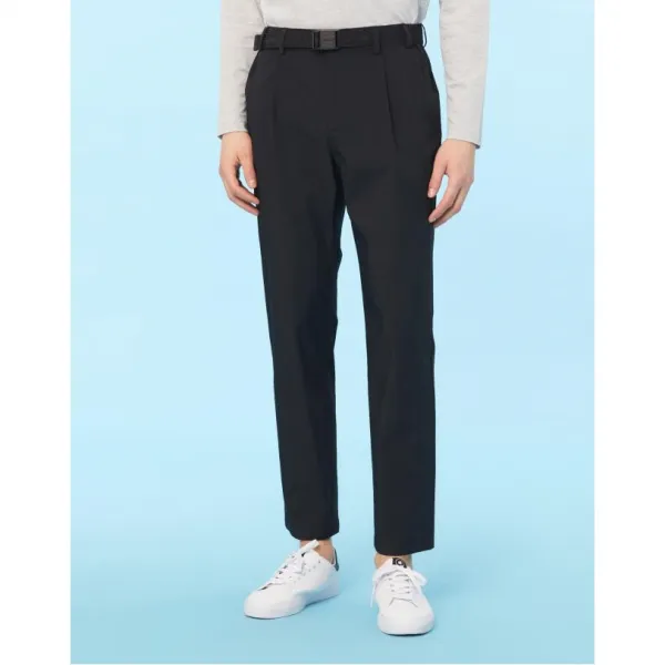 라푸마 남성 19SS [루오(Rouault)] 블랙 원턱 컴포트 스트레치 감격 바지 LMPA9B502BK