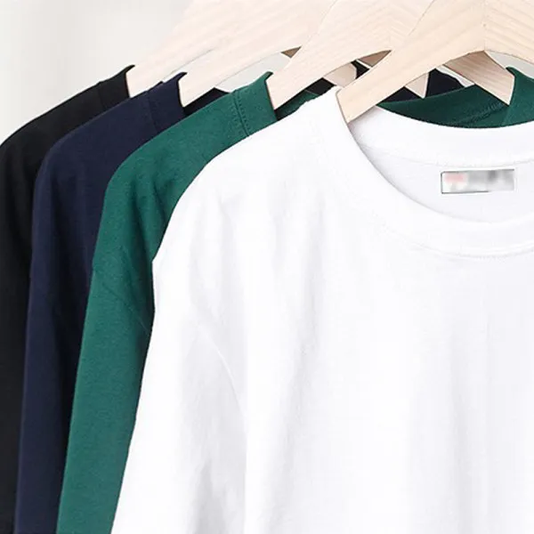 라운드 베이직 코튼 반팔 The1144 빅사이즈 여성의류