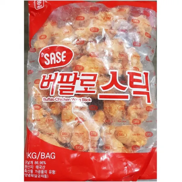 사세 닭날개 스틱튀김 1K/안주야/업소용/간식세트/즉, 1