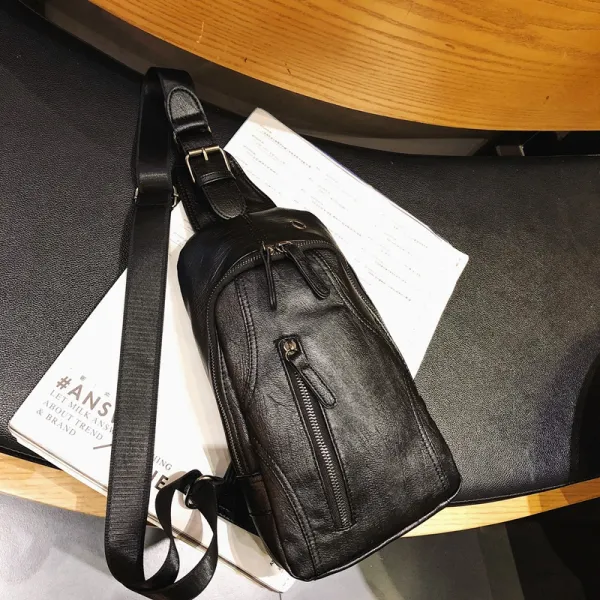 Qterra 특허브랜드 남신상크로스백 메신저백 미니사죽가방 Sj0424 Yy07