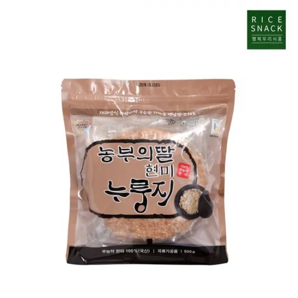 농부의딸 무농약 현미 누룽지 500g x 2세트, 없음, 상세설명 참조