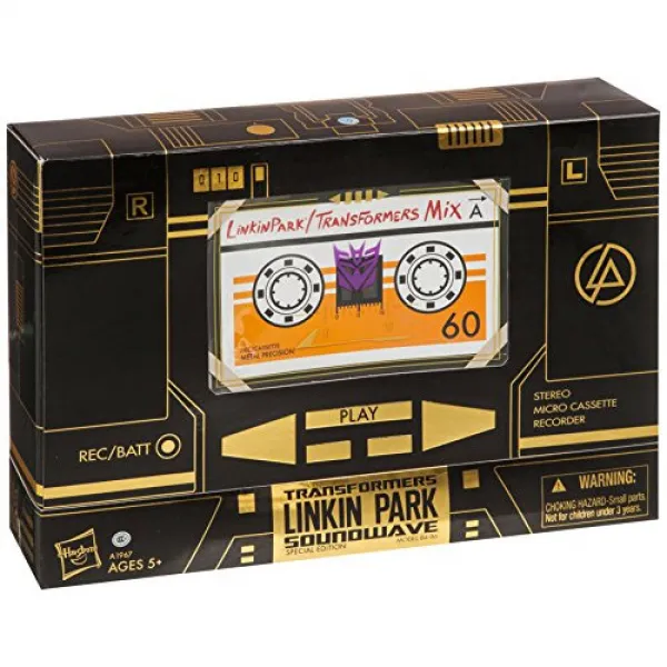 트랜스포머 사운드 웨이브 ring 금 파크 Transformers Exclusive G1 Linkin Park Soundwave