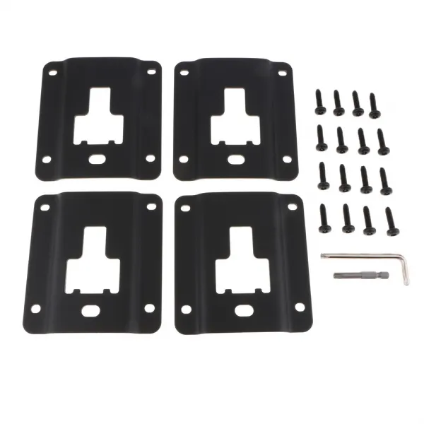FWT 4pcs 포드를위한 보편적 인화물 바 트럭 침대 가로장 걸이 아래로 부류를 매십시오, As Described