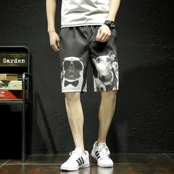 심쿵 심쿵신상 남성 심플 프린트 빅사이즈 트레이닝 팬츠