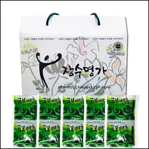 [장수명가] 곰보배추진액 곰보배추즙 무농약 무화학비료, 60포, 100ml