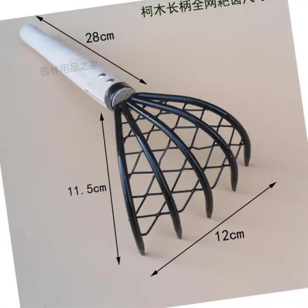 바다 그물을 가지고 나박꽃 해감자 모래사장 해변, 나무 가지와 줄기다 손잡이 긴 자루