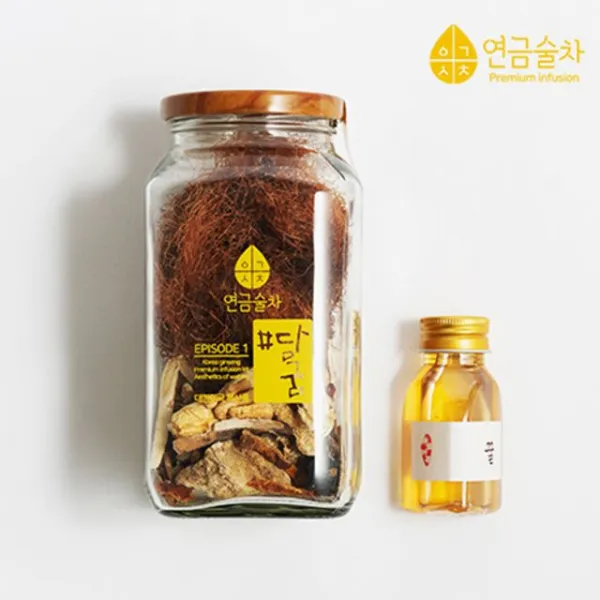 GJW6A2E96 샹그리아 소녀제과 키트 이색선물 남자친구선물 술판다 맑은농장 살룻 인테리어소품 담금주 휘게 묘약 주공 여자친구선물 주공문 1000ml, GJ 1