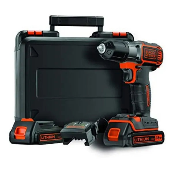 Black+Decker Autosense 1 5 Ah Li-Ion Akku-Bohrschrauber (18 V automatische Drehmomentvorwahl Akku, 상세 설명 참조0