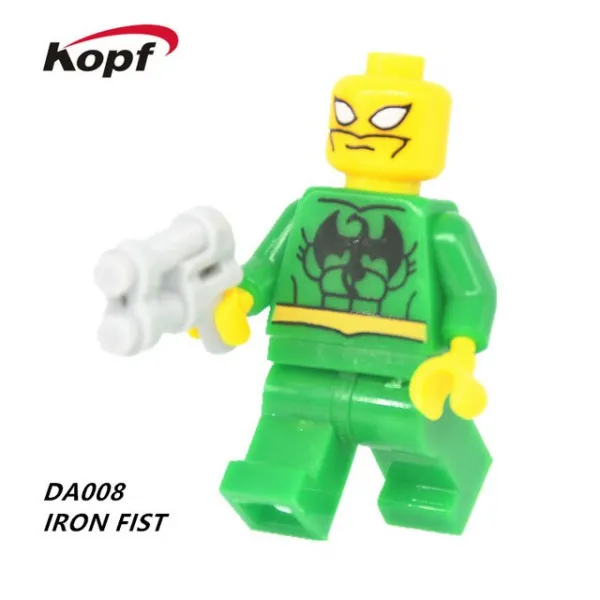 해외직구 싱글 슈퍼 히어로즈 소방관 수리공 슈퍼맨 데드풀 플래시 릭 모티 빌딩 블록 어린이 선물 장난감 Da0 Da008 Without Box